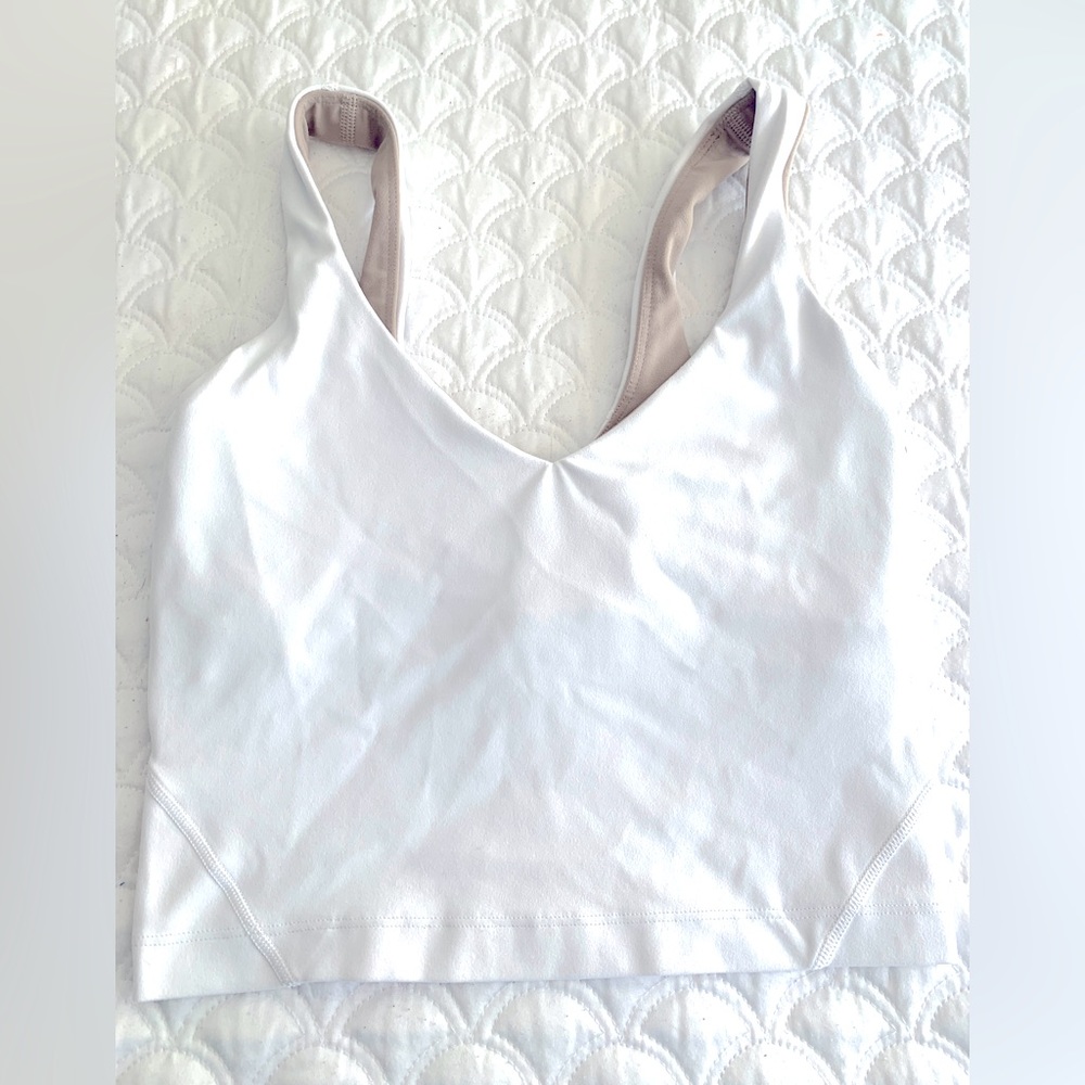 lululemon athletica White Tank Top